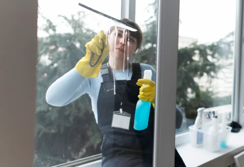 Nettoyage de vitres intérieures et extérieures à Saint-Michel-de-Llotes